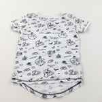 Boats, Islands & Maps Navy & White T-Shirt - Boys 18-24 Months