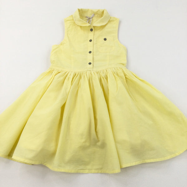 Yellow Cotton Sun/Party Dress - Girls 3 Years