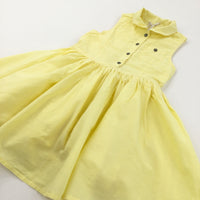Yellow Cotton Sun/Party Dress - Girls 3 Years
